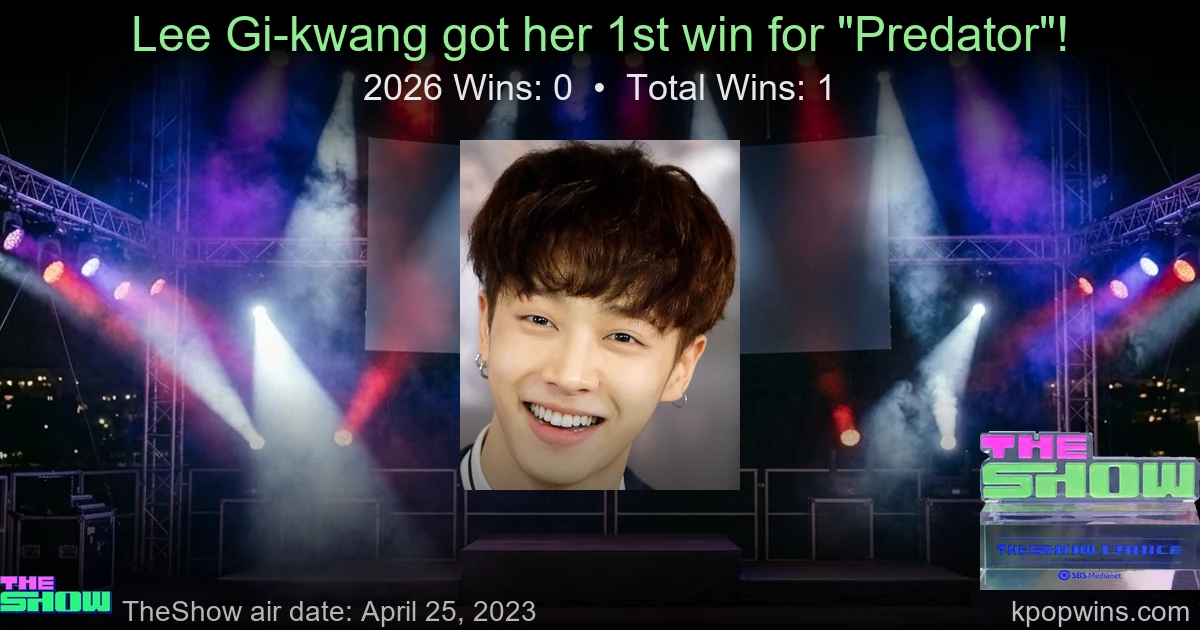 Lee Gi-kwang - Predator